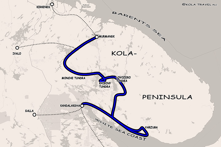 4x4 Expedition Kola Peninsula Arctic 4WD adventure journey tour trip Off-road holiday voyage raid overland Russia