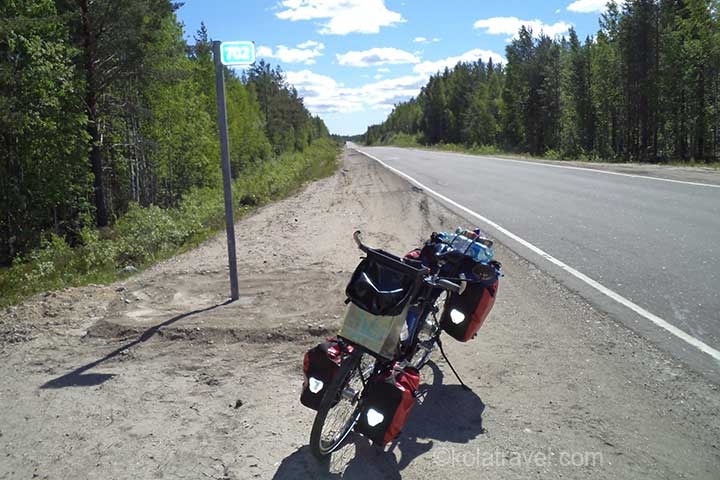 Long distance cycling tour Northwest Russia. Cycle from Saint Petersburg through Karelia to Murmansk on the Kola Peninsula. Kola Travel